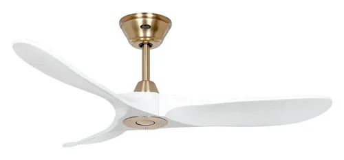 CasaFan Deckenventilator Eco Genuino - Eleganter Ventilator mit 122 cm Durchmesser, energiesparend und leise mit max. 15 dB. Perfekt für Sommer- und Winterbetrieb dank Vor- und Rückwärtslauf, inklusive Fernbedienung.