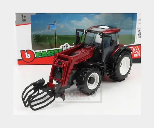 1:32 BURAGO Valtra N174 Tractor 2017 Red Black BU44082 Modellbau