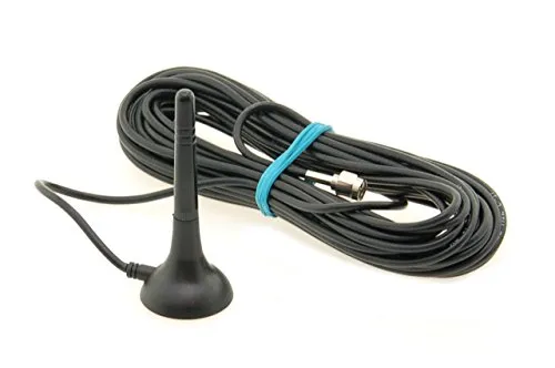 Alda PQ Antenne mit Magnetstandfuß für 2G (GSM), 3G (UMTS), 4G (LTE) mit SMA/M Stecker und 8m Kabel 2,2 dBi Gewinn