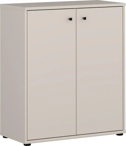 PREISBRECHER Kommode TEMPRA2 in Sand – Kompaktes Design für jeden Raum