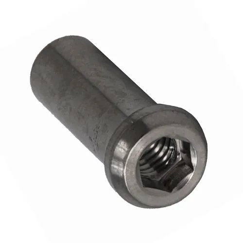 Titan M6 Rennrad Road Felgen-Bremsen Befestigung Hülsenmutter Muffe 8x15 Natur