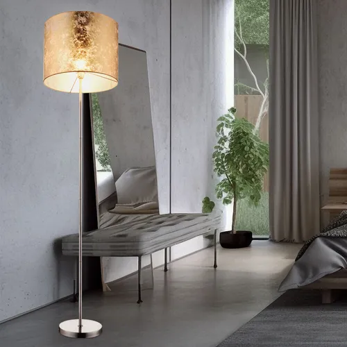 Elegante GOLD Stehleuchte mit LED Leuchtmittel von ETC Shop