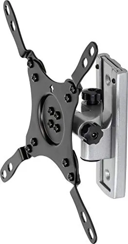 BERGER TV Wandhalterung Kurz │ Schwenkbar & Neigbar │ Platzsparende VESA Universal Fernsehaufhängung für Wohnmobil & Monitor │ 13 bis 42 Zoll Fernseher Halterung