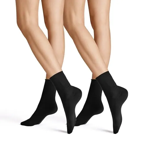 Hudson Damen Socken Only 2-Pack Rollrand Black 0005 35-38 in schwarz von Hudson