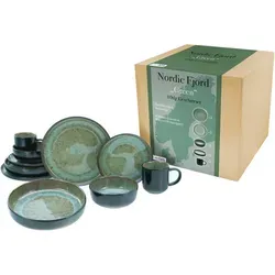 CreaTable Kombiservice 10-tlg, Nordic Fjord Green in grün von CreaTable