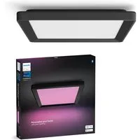Philips Hue LED-Panel Tento White & Color Ambiance S Schwarz 29,5 cm x 29,5 cm