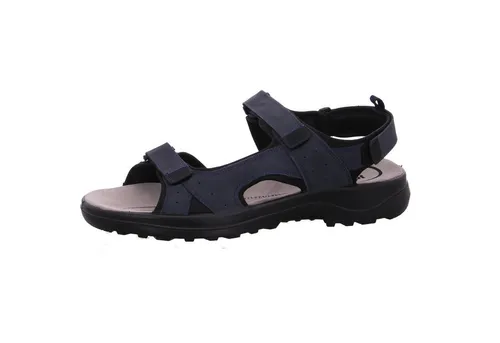 Jomos Liberta Sandalen in Übergrößen Blau 508601 12 845 - Clogs & Pantoletten für Herren, ideale Passform durch 3 Klettverschlüsse und dämpfende PU-Sohle für höchsten Komfort