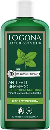 Logona Anti-Fett Shampoo - Shampoo für feines, strapaziertes Haar, reinigt sanft mit pflanzlichen Inhaltsstoffen und sorgt für Glanz und Geschmeidigkeit.