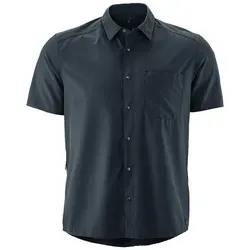 Gonso Adventure Shirt - Kurzarm Radtrikot Gr M blau - Radtrikot für Mountainbike-Abenteuer, in Blau und Größe M; bietet hohen Stretch für optimale Bewegungsfreiheit und Komfort auf unbefestigten Wegen.