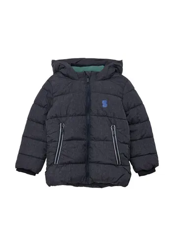 s.Oliver BLACK LABEL Outdoorjacke für Kinder - Wattierte Steppjacke mit kuscheligem Fleece-Futter, ideal für kalte Tage. Robuste Verarbeitung für unbeschwertes Spielen im Freien.