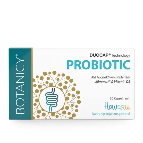 BOTANICY Probiotic - 10 Mrd. Laktobakterien & Bifidobakterien - Probiotika Lactobacillus mit 2-in-1 DUOCAP® Kapseln für zeitverzögerte Freisetzung. Unterstützt die Darmgesundheit und verbessert die Verdauung.