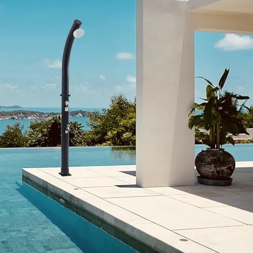 casa.pro Solardusche Kebomi 18L in schwarz von casa.pro