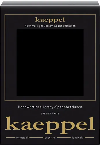 Bettlaken Schwarz von Kaeppel