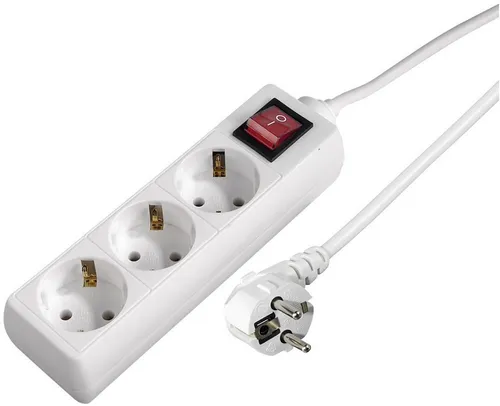 Hama Netzkabel/Adapter Steckdosenleiste m. Schalter (1,4m)