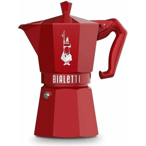 Bialetti Moka Exclusive Kaffeekanne rot 6 Tassen