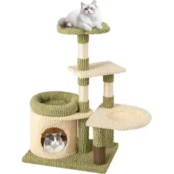 Katzenbaum mit Plattformen und Hängematte von NORTHIX