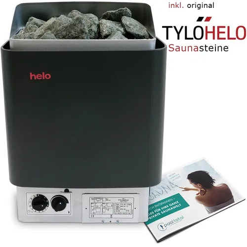 Sauna Ofen HELO CUP 60 STJ hängend 6kW 400V Tylö Steine Thermostat Timer