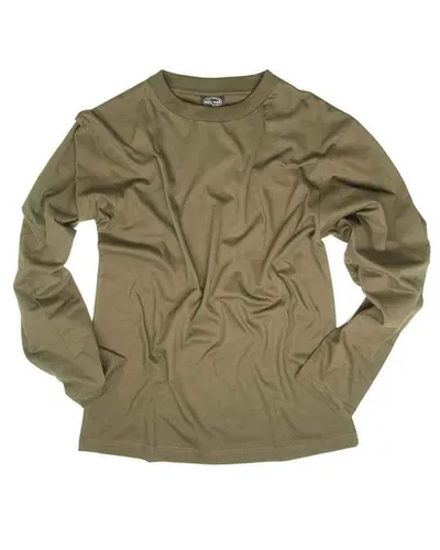 Langarmshirt Co oliv, Camping, Outdoor, Military, Sport, Paintball -NEU-