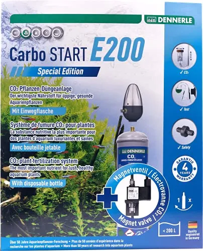 Dennerle Carbo Start E200 Special Edition - CO2-Düngeset für Aquarien bis 200 Liter