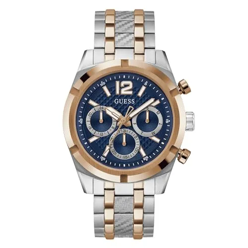 GUESS Herren Uhr Resistance GW0714G3 - Edelstahl Bicolor - Stilvolle Armbanduhr für Herren mit hochwertigem Edelstahl-Bicolor-Design, ideal für jeden Anlass.
