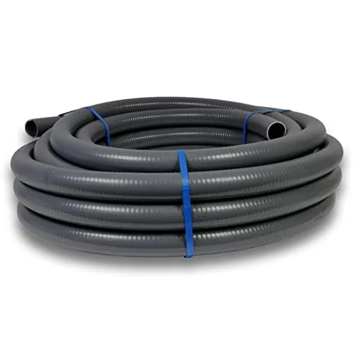 Paradies Pool PVC Schlauch Ø 63mm 12m Rolle Flex Spiralklebeschlauch Erdbeständig flexibel Druckschlauch Menge: 1 Rolle