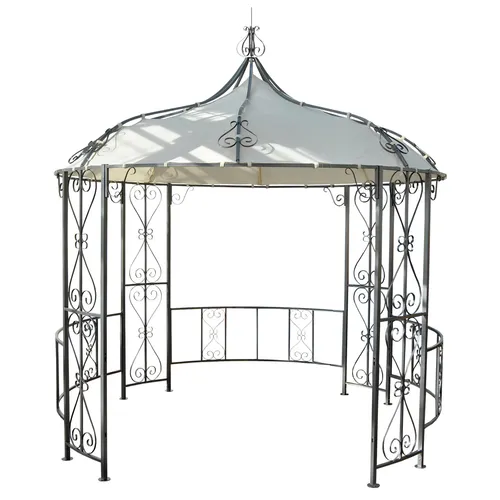 Produktbild Pavillon Almeria, stabile Pergola mit Ø 3m