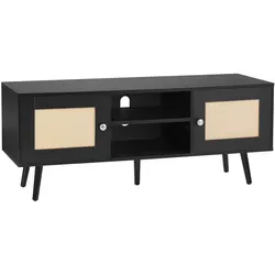 VEVOR Rattan-TV-Ständer für 140 cm Fernseher