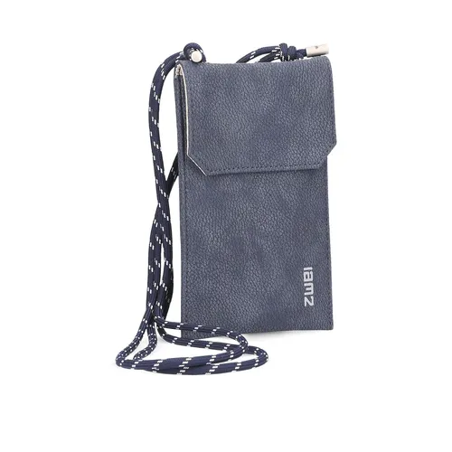 Handytasche zwei MADEMOISELLE.M MP10 Phone Bag nubuk-blue perfekt als Geschenk