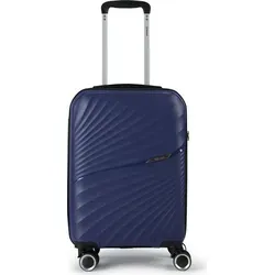 Benzi 5755 Kabinentrolley 55 cm - Blau mit 4 Rollen - Der Benzi Kabinentrolley 5755 kombiniert stilvolles Design mit Funktionalität. Mit 4 Rollen, einem arretierbaren Griff und intelligenten Innenfächern ist er der ideale Reisebegleiter für stressfreies Packen und sicheren Transport.
