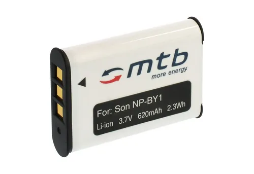 mtb more energy Akku für Sony NP-BY1 Kamera-Akku kompatibel mit Akku-Typ Sony NP-BY1 620 mAh (3,6 V)