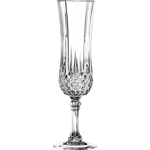 CreaTable Longchamp Eclat Sektgläser Set, 14 cl - 6 Gläser - Elegante Sektgläser im Set für festliche Anlässe, ideal für stilvolle Feiern und besondere Momente.
