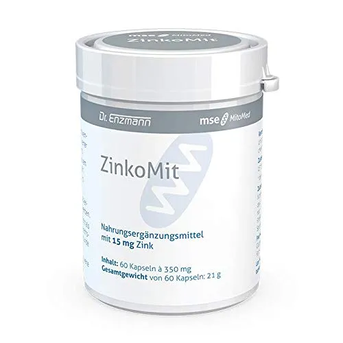 ZinkoMit - 60 Kapseln für optimale Unterstützung - ZinkoMit - 60 Kapseln mit hoher Bioverfügbarkeit, vegan und ohne Konservierungsstoffe. Ideal zur Unterstützung der täglichen Ernährung. Qualität von mse Pharmazeutika GmbH.