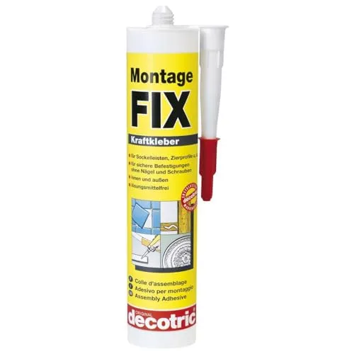 Decotric Montage-Fix, Montage - Kleber