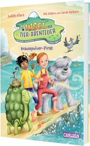 Insel der Tier-Abenteuer 3: Brausepulver-Pirat: Fantasievoll-freche Tiergeschichte für Kinder ab 8 Jahren mit vielen fröhlichen Bildern (3)