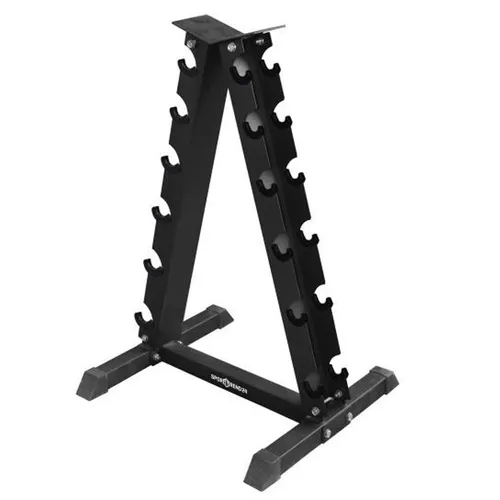 Sporttrend 24® Kurzhantel Ständer für 6 Paare - Kurzhantelständer aus robustem Stahl, ideal für Fitnessstudios und Heimtraining, sorgt für Ordnung und einfachen Zugriff auf Ihre Hanteln.