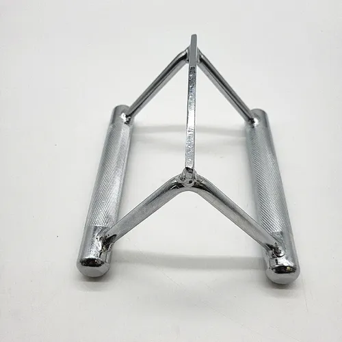 C.P. Sports Parallelgriff Vollstahl Chrom Rudergriff 14cm Klassische Home Fitness Krafttraining