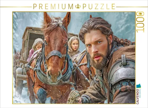 CALVENDO Puzzle Pferde und Kutschen | 1000 Teile Lege-Größe 64x48cm Foto-Puzzle für glückliche Stunden