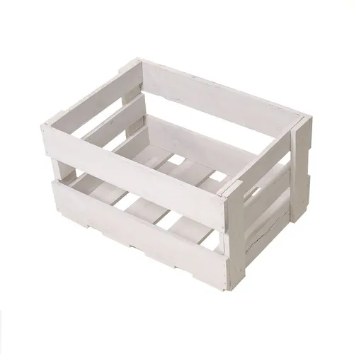 Produktbild Neue Weinkisten Weiß ca 46 x 30,5 x 24cm Obstkiste Holzkiste Regalkiste Weinlage