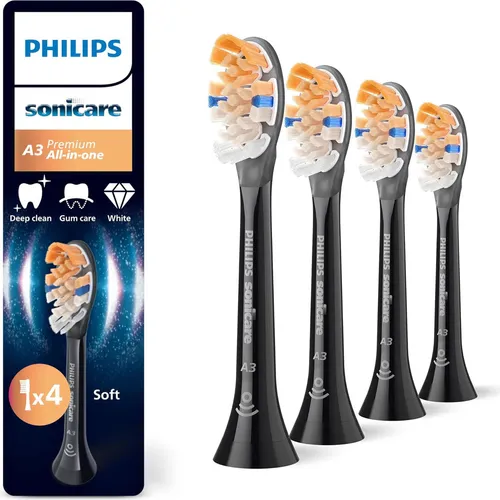 Philips HX9094/88 Sonicare Premium All-in-One Ersatzbürsten - Ersatzbürsten für Sonicare, 4er Set mit innovativer Schalltechnologie für eine gründliche und sanfte Reinigung.