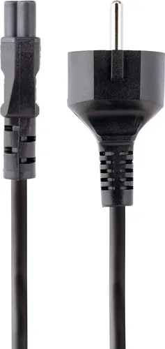 StarTech.com 3m (10ft) Laptop Power Cord, EU Schuko to C5, 2.5A 250V, 18AWG, Notebook / Laptop Replacement AC Cord, Printer/Power Brick Cord, Schuko CEE 7/7 to Clover Leaf IEC 60320 C5 - Laptop Charger Cable (753E-3M-POWER-LEAD) - Stromkabel - CEE 7/7 (S) zu IEC 60320 C5 - Wechselstrom 250 V - 2.5 A - 3 m - geformt - Schwarz