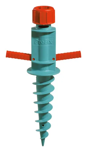 Blome Freizeit Bodenhülse ProFix - schwarz/rot - 33500