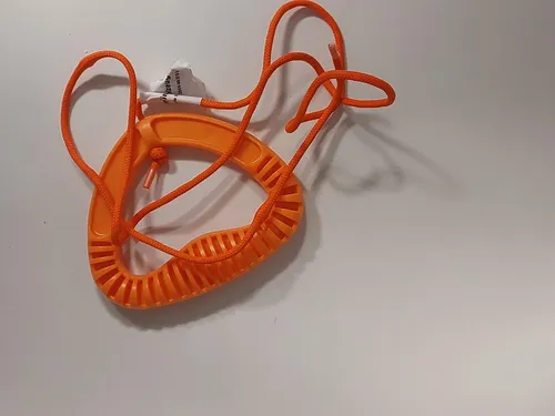 KHW Schlittenleine Kunststoff, Länge 118 cm orange