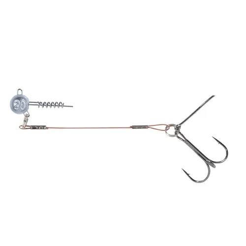 Balzer Shirasu Gummifisch Hecht-System mit Screw Jighead Jigkopf 6,5cm 10gr.