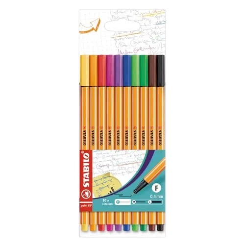 Produktbild STABILO Point 88 Fineliner – 10
