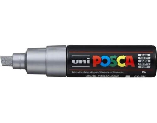 POSCA MARKER PC-8K SILBER NEU