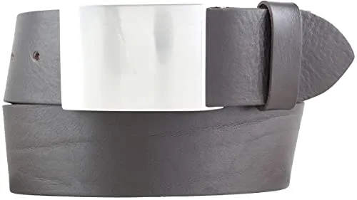 BELTINGER Gürtel aus Vollrindleder 5,0 cm | Jeans-Gürtel für Herren 50mm | Jeansgürtel mit Koppel | Braun 80cm