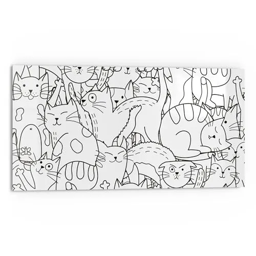 Wandverkleidung Schwarz von DEQORI