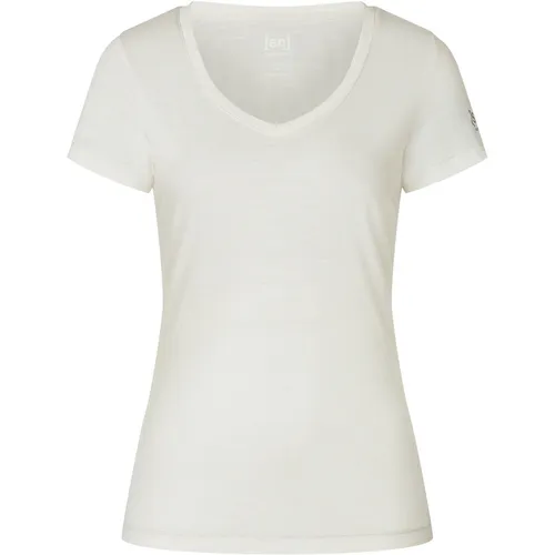super.natural Funktionsunterwäsche Kurzarmshirt V-Neck Sierra 140 Tee (Merino-Mix) - Damen L - Super Natural Unterwäsche, vielseitig tragbar als Funktionswäsche oder Alltagsmode, mit optimaler Thermoregulation und pflegeleicht bei 40°C.