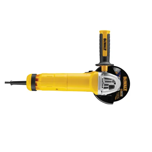 Dewalt Winkelschleifer DWE4237K-QW - Schleifmaschine mit 1400 Watt, 125 mm, Sanftanlauf und Nullspannungsschutz für sicheres Arbeiten. Kompakt und vibrationsarm für mühelosen Einsatz in engen Räumen.