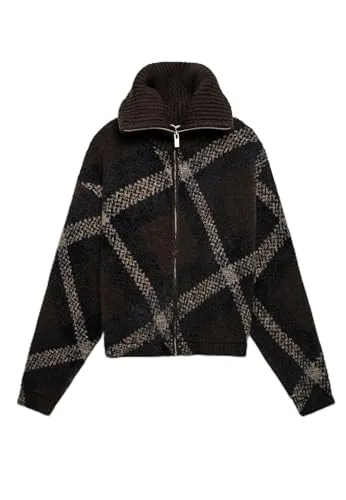 Mavi Damen Zipper Cardigan Strickjacke – Chocolate Martini, XS - Zeitlose Damen Strickjacke für vielseitige Looks: Ideal für Freizeit und Büro. Weiches Material sorgt für angenehmen Tragekomfort und Wärme an kühlen Tagen. Perfekt kombinierbar mit Jeans, Hosen oder Röcken.
